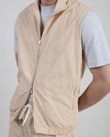 GILET TESSUTO TECNICO E SETA