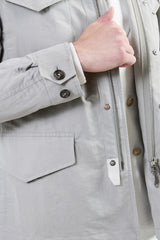 GIACCA SAHARIANA COTONE E SETA