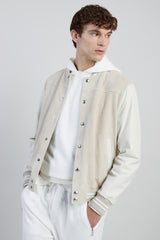 GIUBBINO SUEDE E NAPPA