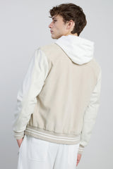 GIUBBINO SUEDE E NAPPA