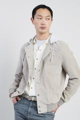 GIUBBINO SUEDE E JERSEY