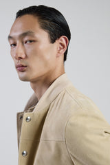 GIUBBINO SUEDE E JERSEY