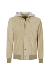 GIUBBINO SUEDE E JERSEY