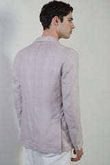GIACCA MONOPETTO CASHMERE SETA LINO