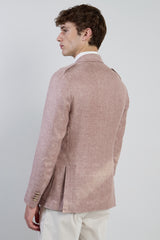 GIACCA MONOPETTO LINO CASHMERE SETA