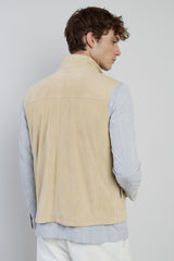 GILET SUEDE