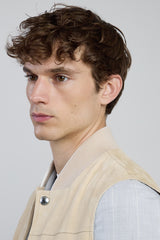 GILET SUEDE