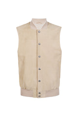 GILET SUEDE