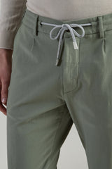STRETCH COTTON TROUSERS