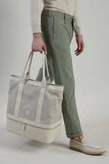 STRETCH COTTON TROUSERS