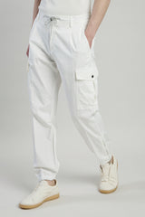 STRETCH COTTON TROUSERS