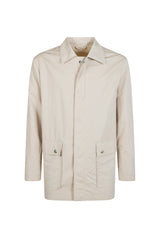 COTTON AND SILK PARKA