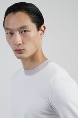 MAGLIA GIROCOLLO COTONE