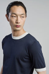 MAGLIA GIROCOLLO COTONE