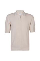 MAGLIA MEZZA ZIP COTONE CASHMERE