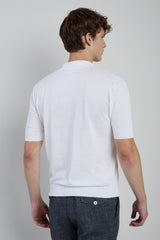 POLO IN MAGLIA LINO E COTONE