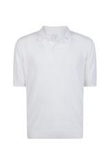 POLO IN MAGLIA LINO E COTONE