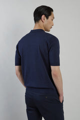 POLO IN MAGLIA LINO E COTONE