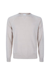 MAGLIA GIROCOLLO LINO E COTONE