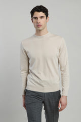 SEA ISLAND CREW NECK COTTON SWEATER