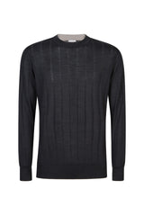 CREW NECK MERINO SILK SWEATER