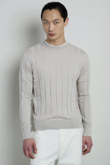 MAGLIA GIROCOLLO COTONE SETA CASHMERE