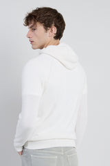 MAGLIA CON CAPPUCCIO CASHMERE