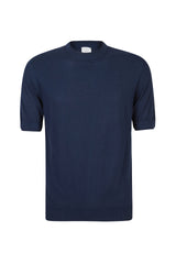 MAGLIA GIROCOLLO COTONE CREPE