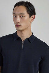 MAGLIA MEZZA ZIP COTONE