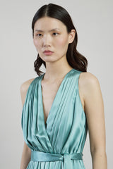 PLAIN SILK DRESS