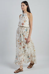 VESTITO SETA STAMPATA