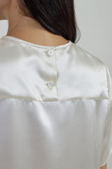 T-SHIRT GIROCOLLO SETA UNITA