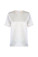 T-SHIRT GIROCOLLO SETA UNITA