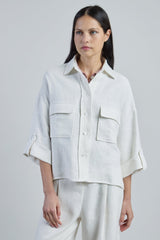 CAMICIA CANAPA LINO COTONE