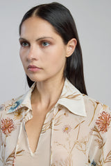 CAMICIA SETA STAMPATA