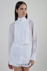 CAMICIA SMOKING COTONE