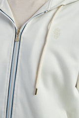 FELPA FULL ZIP VISCOSA COTONE