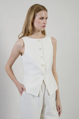 GILET LINO LUREX UNITO