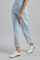 STRETCH COTTON TROUSERS