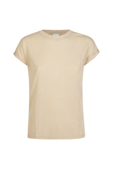 T-SHIRT GIROCOLLO JERSEY METALLIZZATO
