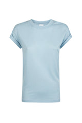 T-SHIRT GIROCOLLO JERSEY METALLIZZATO