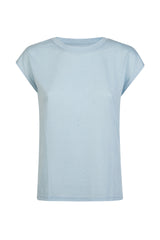 T-SHIRT GIROCOLLO JERSEY METALLIZZATO