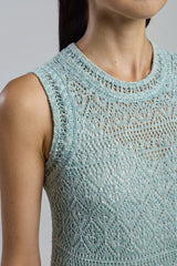LINEN COTTON SILK DRESS