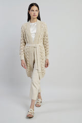 CARDIGAN LINO COTONE SETA