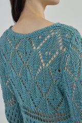 CREW NECK LINEN SILK SWEATER
