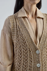 CARDIGAN COTONE LINO