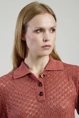 POLO IN MAGLIA LINO SETA