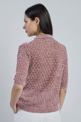 CAMICIA IN MAGLIA LINO COTONE SETA