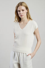 MAGLIA SMANICATA COTONE ORGANICO