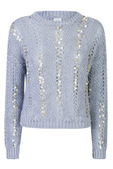 MAGLIA GIROCOLLO LINO